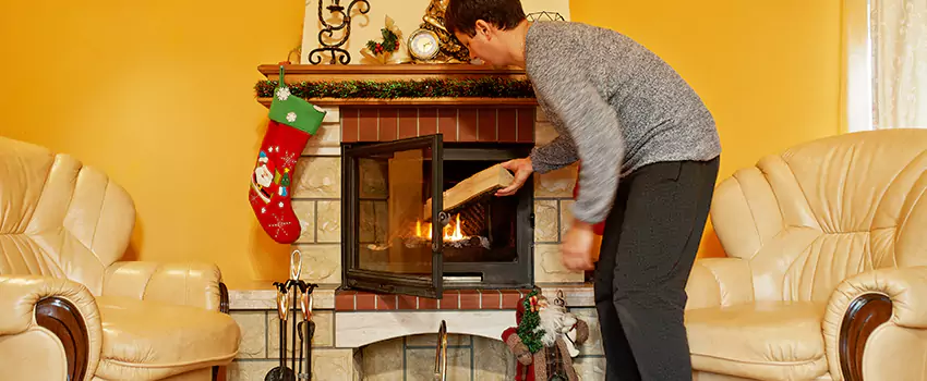 Rusted Metal Fireplace Restoration in Soledad, California
